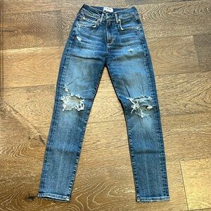 AGOLDE Riley - perfect condition! Size 24. Worn for modeling purposes.